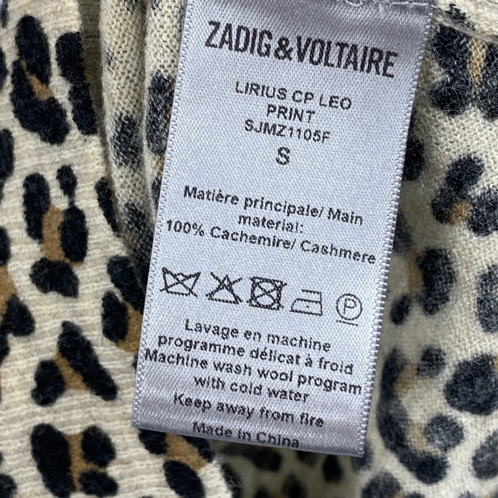 Zadig & Voltaire | Lirius Leopard Print Sweater - Picture 12 of 14
